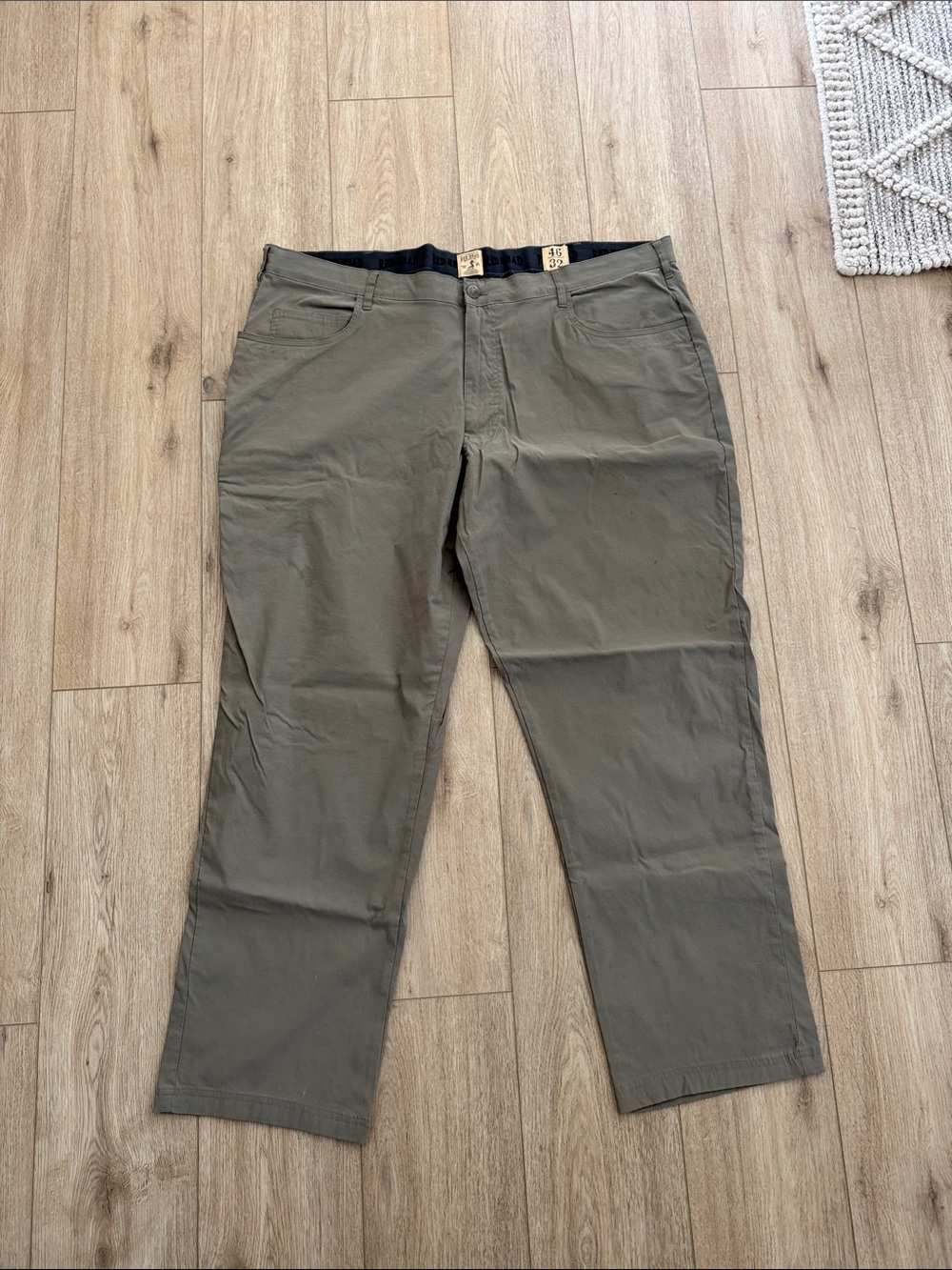 RedHead Olive Chino Work Pants for Men
